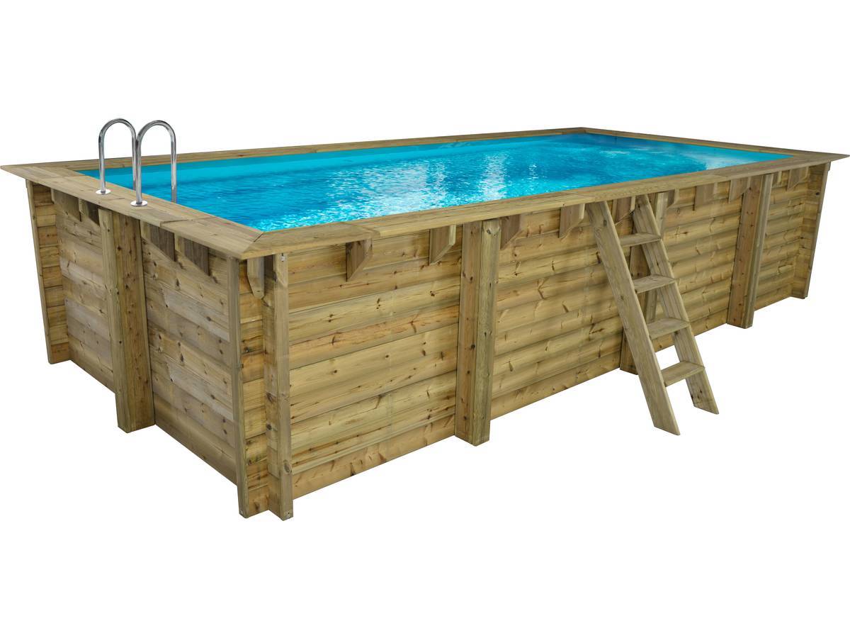 Habitat Et Jardin - Piscine Bois Rectangle " Tobago "- 6.20 X 3.00 X 1.31 M -habitat Et Jardin - Image 2