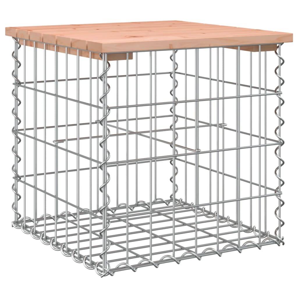 Maison Chic - Banc de jardin - Banc d'extérieur - Banquette design gabion 43x44x42 cm bois massif de douglas - Image 1