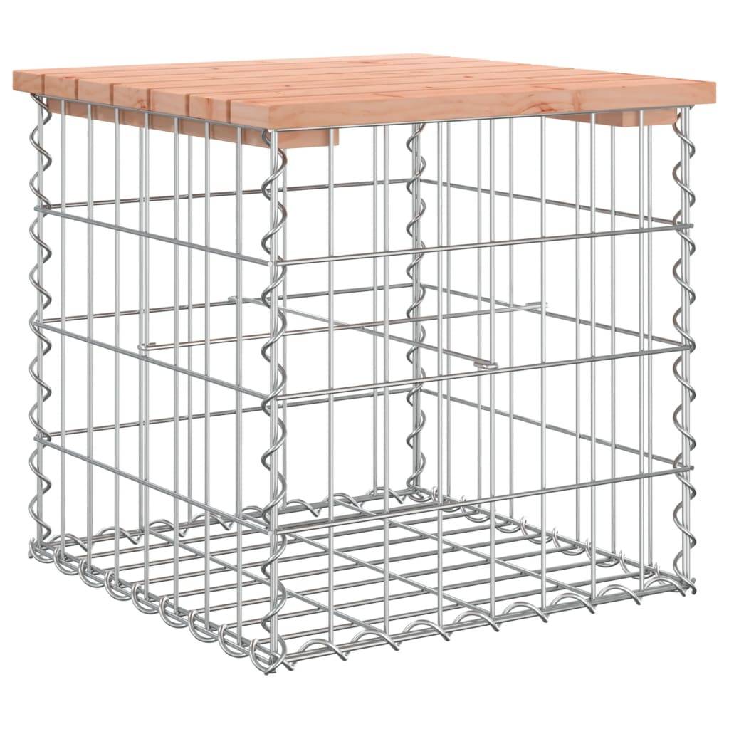 Maison Chic - Banc de jardin - Banc d'extérieur - Banquette design gabion 43x44x42 cm bois massif de douglas - Image 5