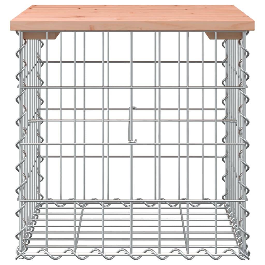 Maison Chic - Banc de jardin - Banc d'extérieur - Banquette design gabion 43x44x42 cm bois massif de douglas - Image 3