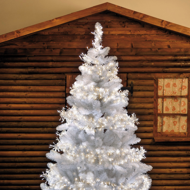 Lotti - Guirlande Boa 12cm 22M 2200 miniLed blanc chaud 8 jeux câble transparent Lotti - Image 5