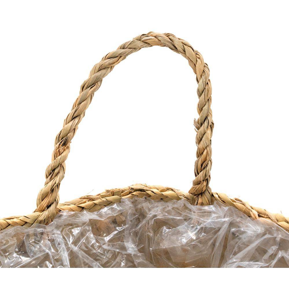 Aubry Gaspard - Sac rond en jonc de mer pliant Diamètre 35 cm Aubry Gaspard - Image 4
