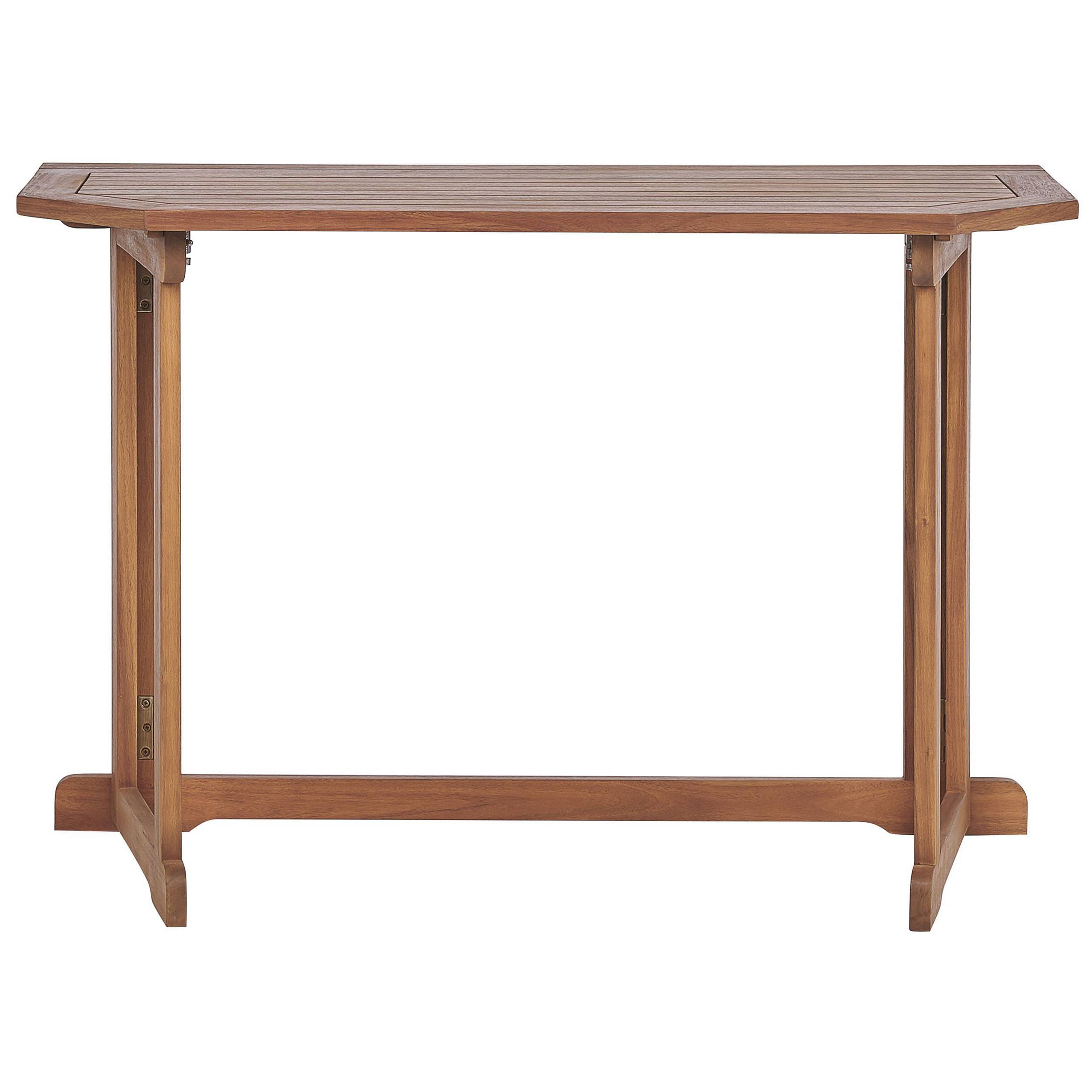 Beliani - Table pliable, 3 Personnes Acacia Marron TREIA - 47x110x74- Beliani - Image 5