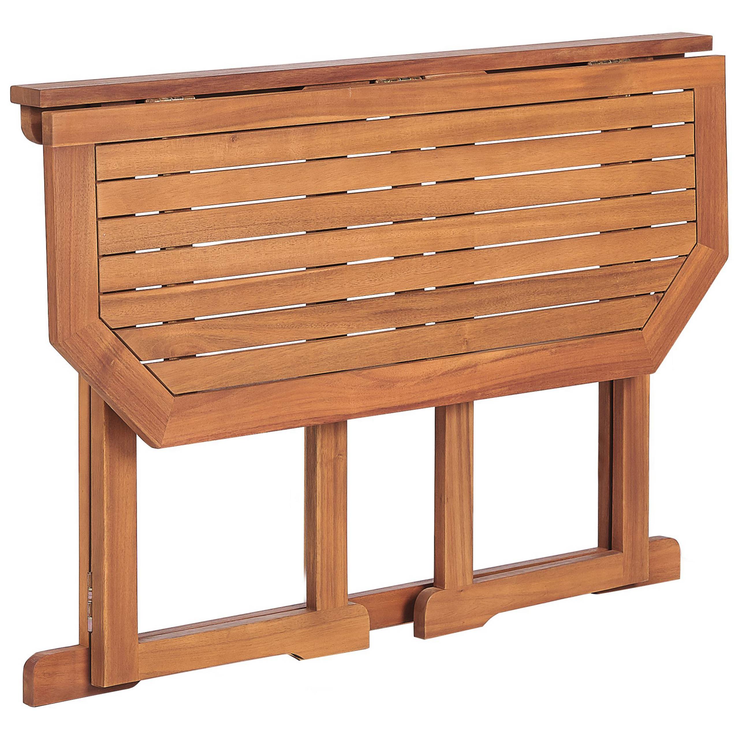 Beliani - Table pliable, 3 Personnes Acacia Marron TREIA - 47x110x74- Beliani - Image 6