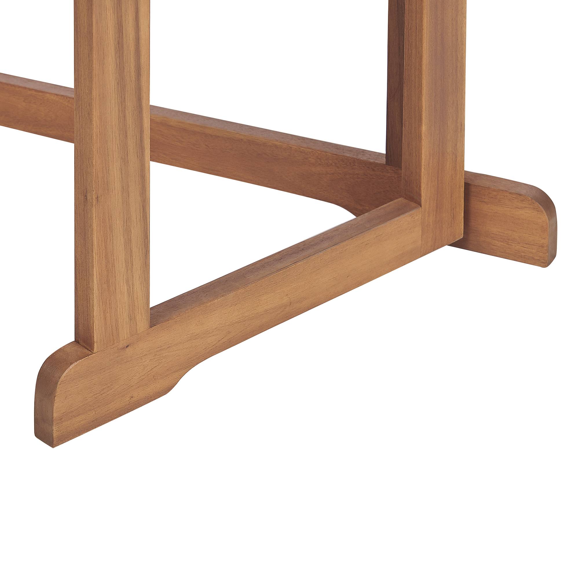 Beliani - Table pliable, 3 Personnes Acacia Marron TREIA - 47x110x74- Beliani - Image 8
