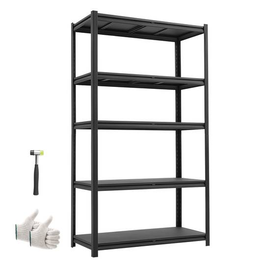 Vevor - VEVOR Etagere Rangement 5 Niveaux 1030x465x1813 mm Charge Lourde 1360 kg Metallique Garage Entrepot Atelier Cave - Image 1