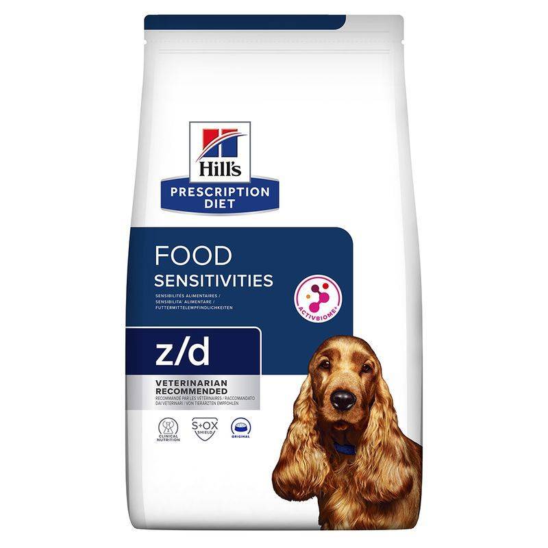 CROQUETTES CHIEN ADULT PRESCRIPTION DIETS Z/D FOOD SENSITIVITIES - HILL'S 3 kg - Image 1
