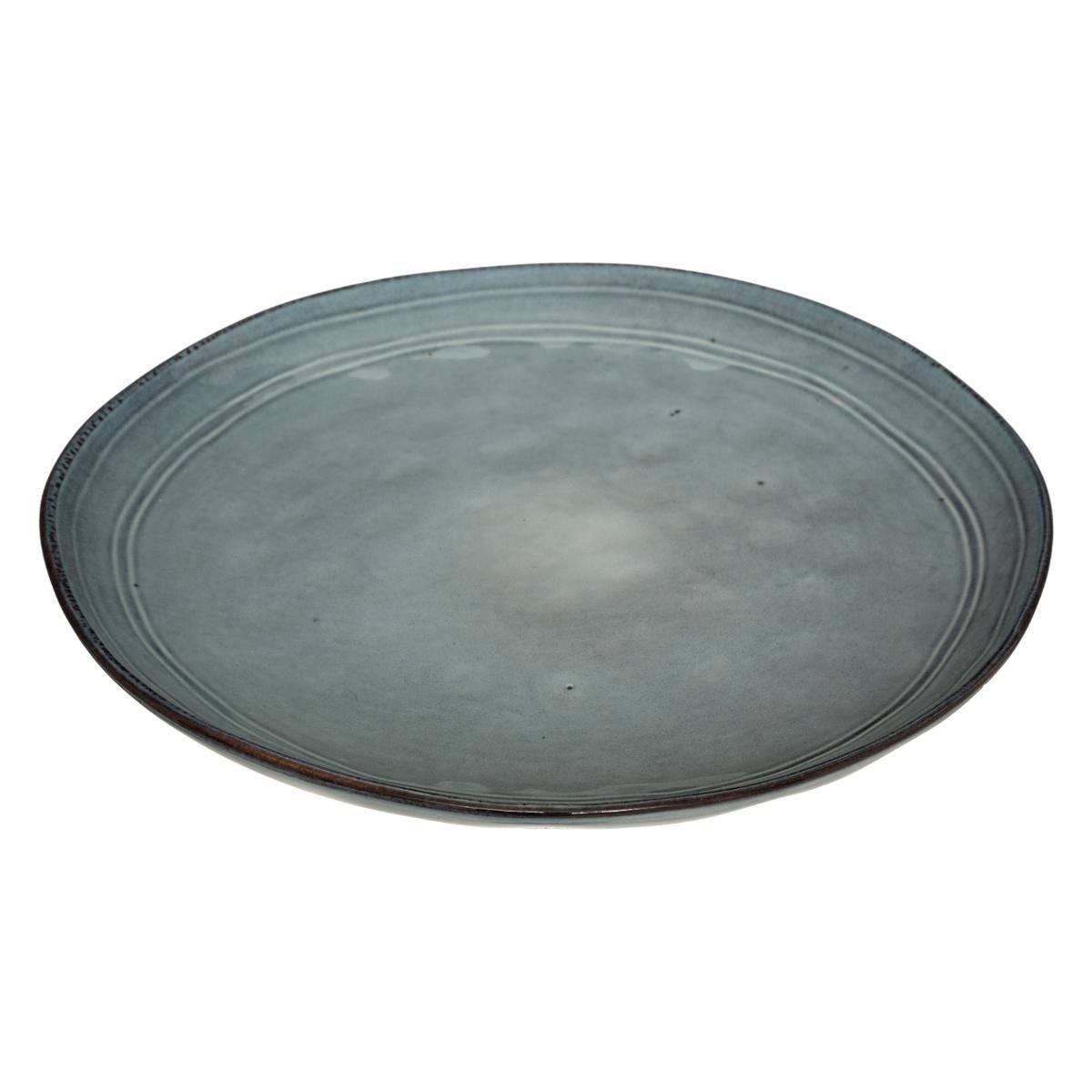 Lot de 6 Assiettes Plates "Flower" 26cm Bleu - Image 2