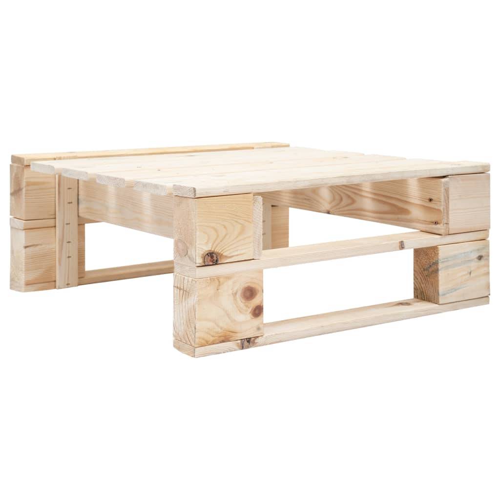 Helloshop26 - Salon de jardin meuble d'extérieur ensemble de mobilier palette 6 pièces avec coussins bois de pin imprégné - Image 3