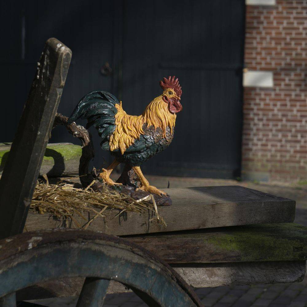 Farmwood Animals - Coq en résine 25 x 13 x 30 cm - Image 2