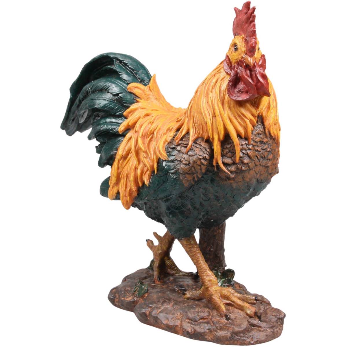 Farmwood Animals - Coq en résine 25 x 13 x 30 cm - Image 1