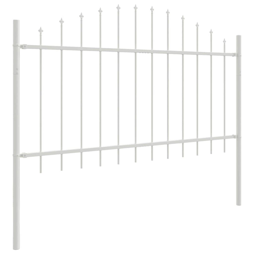 PANGIVO - Clôture jardin acier blanc 170 x 140 cm, Poids :19.2kg - PANGIVO - Image 4