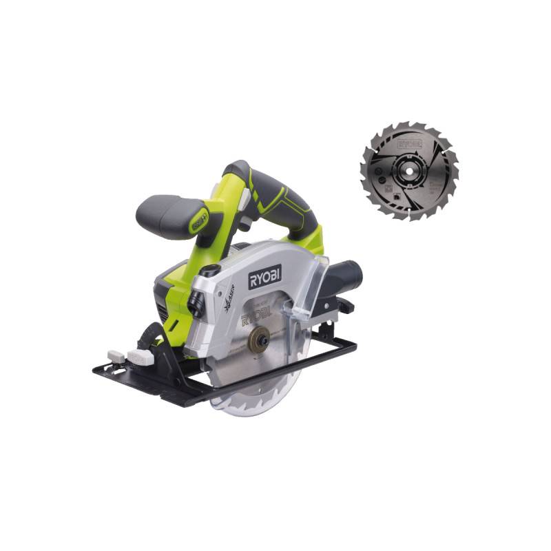Ryobi - Pack RYOBI - Scie circulaire RWSL1801M - 18V One+ - diamètre 150 mm sans batterie ni chargeur - Lame ultra fine CSB150A1