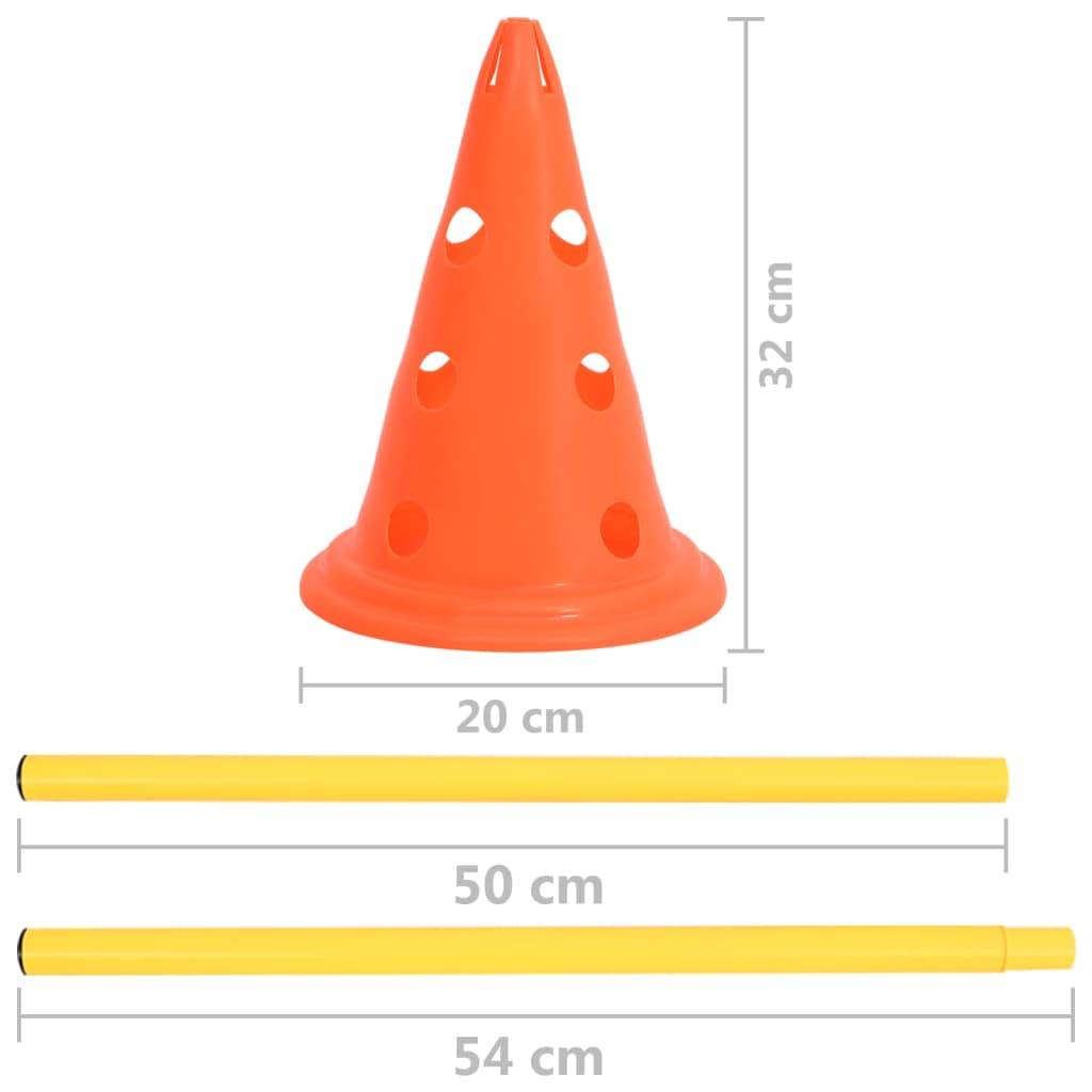Vidaxl - Ensemble d'obstacles d'activité pour chien Orange et jaune vidaXL 150951 - Image 3