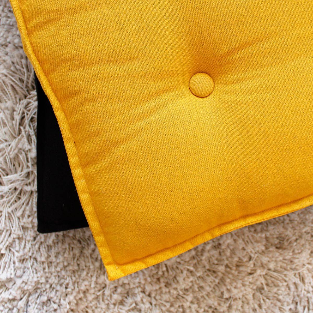 Enjoy Home - Coussin de sol Panama avec poignée - 50 cm x 50 cm - Vert argile - Enjoy Home - Image 5