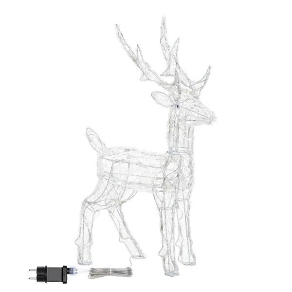 Lotti - Renne lumineux 3D H65cm 80 LED blanc froid 8 modes animation IP44 SMART Connect  Lotti - Image 4