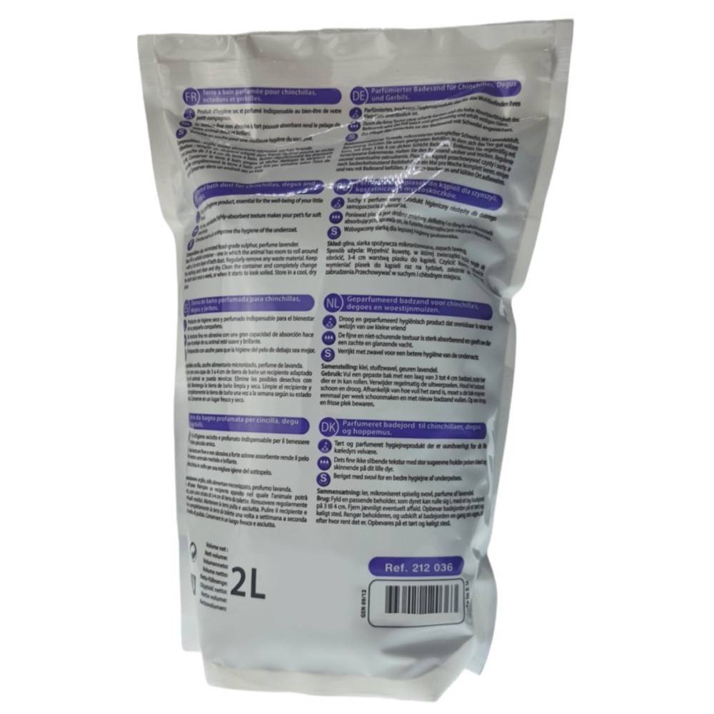 Terre de bain lavande pour chinchilla 1.7 kg - Image 2