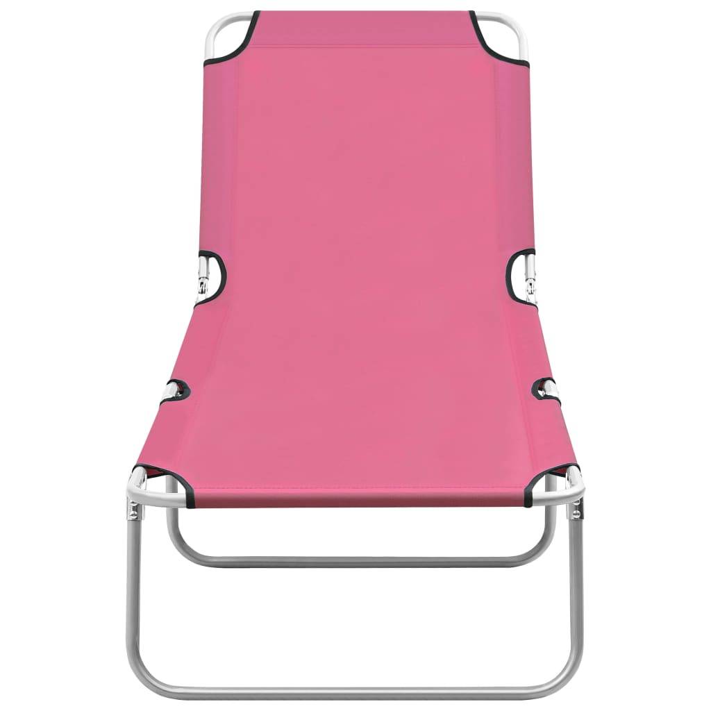 Prolenta Premium - Chaise longue d'extérieur Rose 58 X 189 cm - Prolenta Premium - Image 2