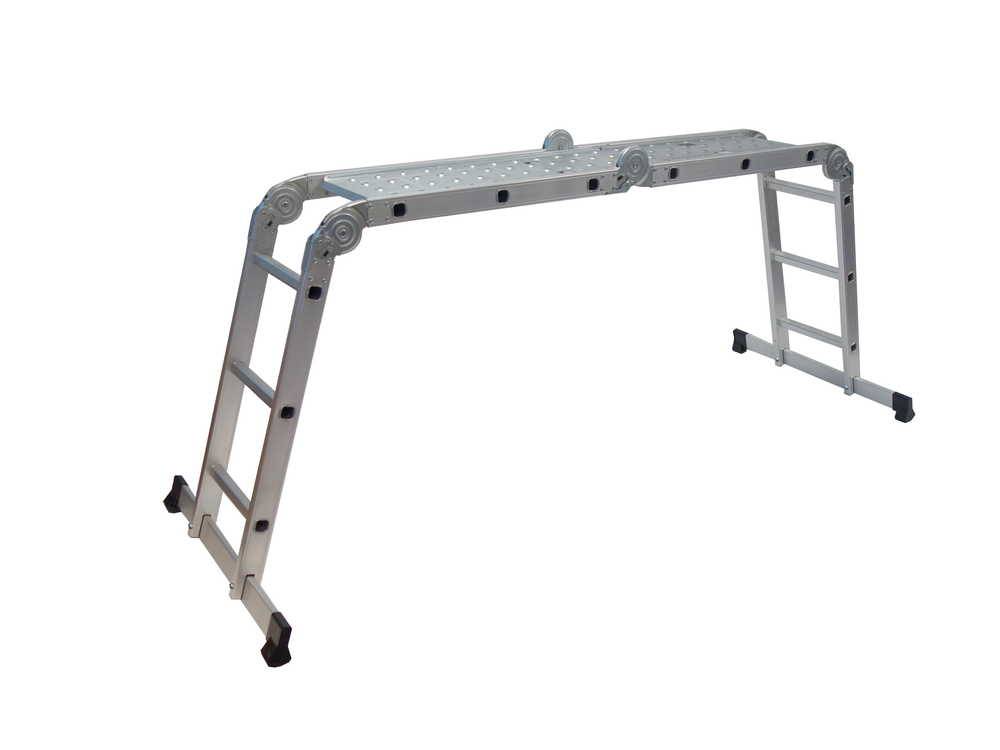 Echelle articulée + plate-forme acier 4x3 barreaux - Image 5