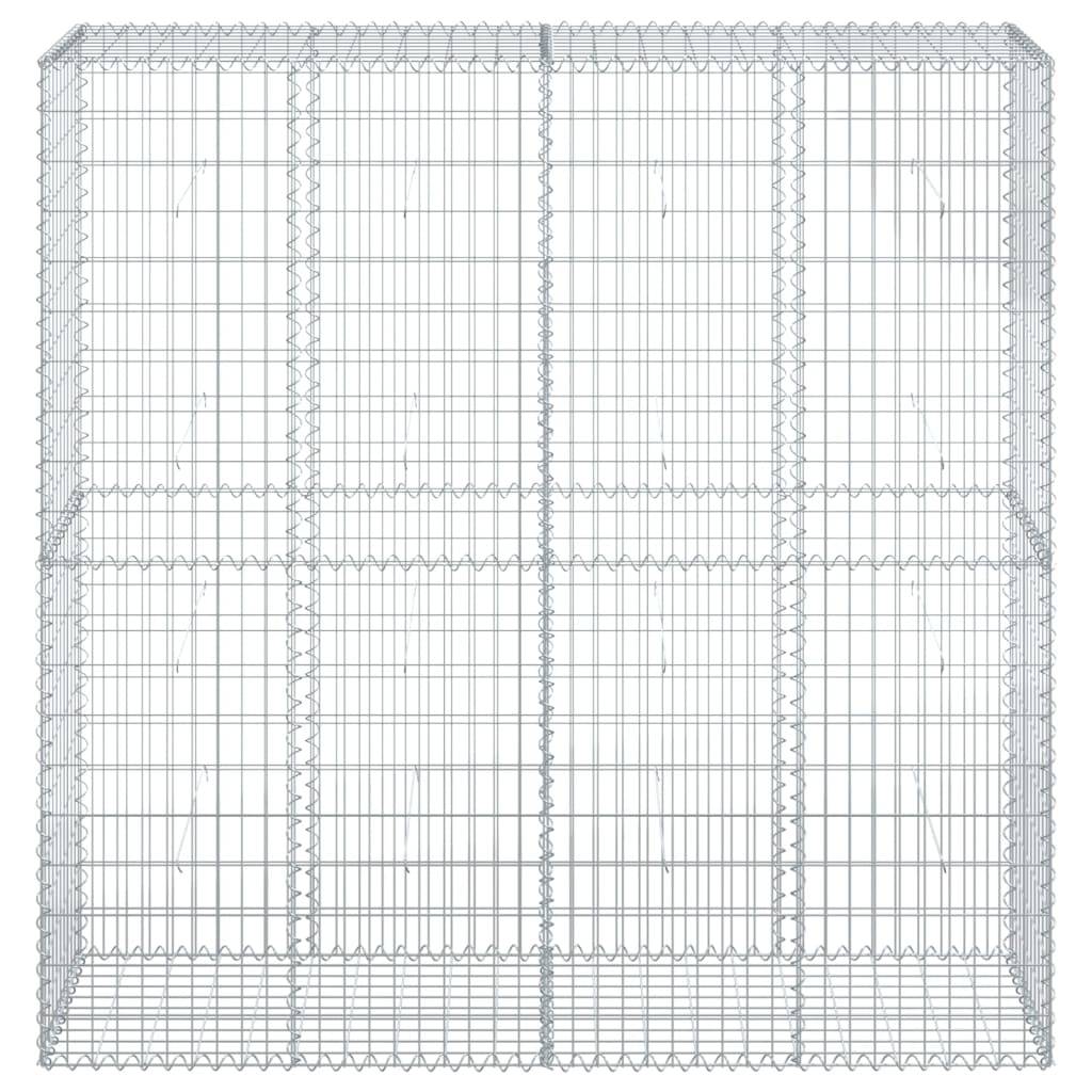 Vidaxl - Panier gabion avec couvercle 200x50x200 cm fer galvanisé vidaXL 3295167 - Image 8
