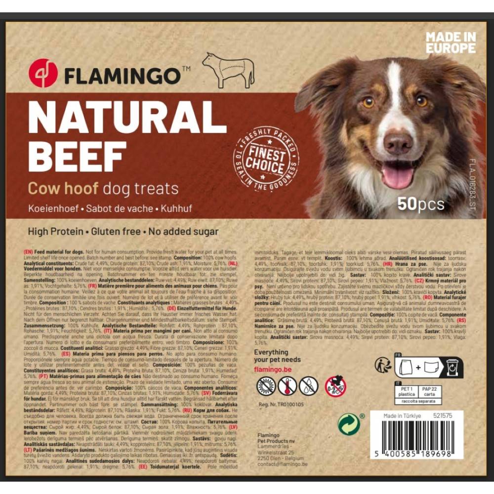 50 Sabots de vache friandise pour chien - Image 4