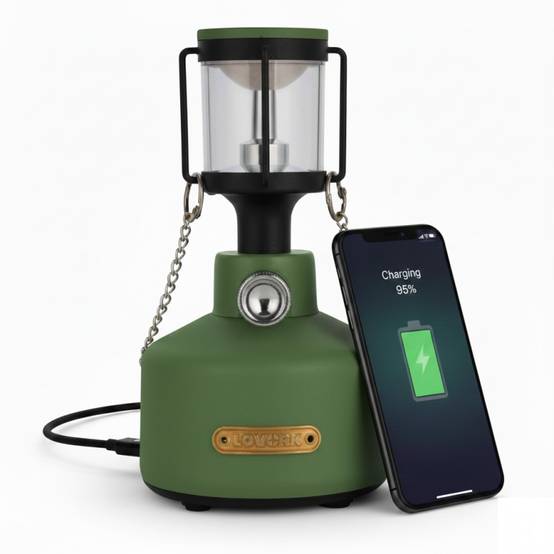 Lanterne à LED nomade, autonome (100 heures) et rechargeable - MISTRAL LOVORK - Image 1