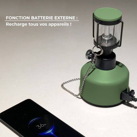 Lanterne à LED nomade, autonome (100 heures) et rechargeable - MISTRAL LOVORK - Image 5