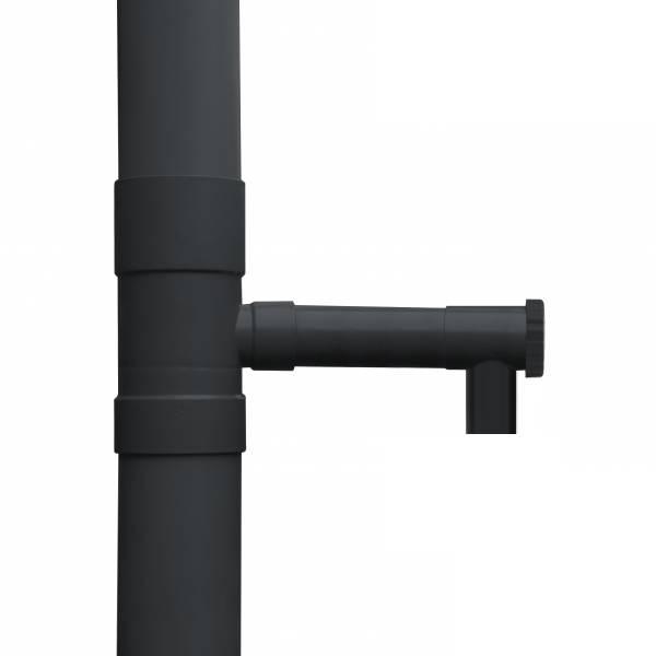 Gt Market - Récupérateur d'eau de pluie noir pour gouttière 100 mm - GT MARKET - Image 2