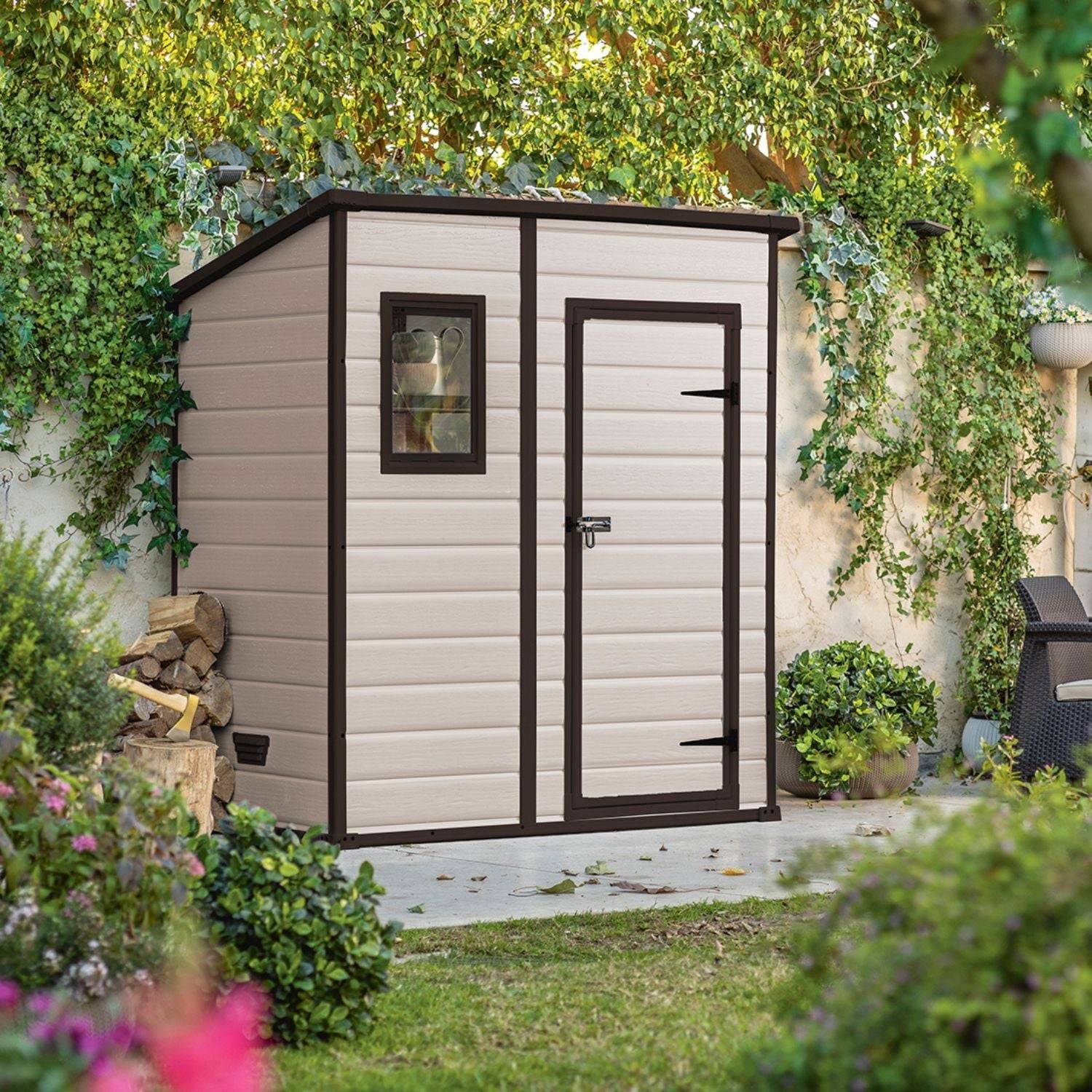 Keter - Abri de jardin 2,3m² MANOR 6x4 Beige Keter - Image 1