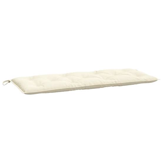 Coussin de banc de jardin crème 120x50x7 cm tissu oxford P114 - Image 1