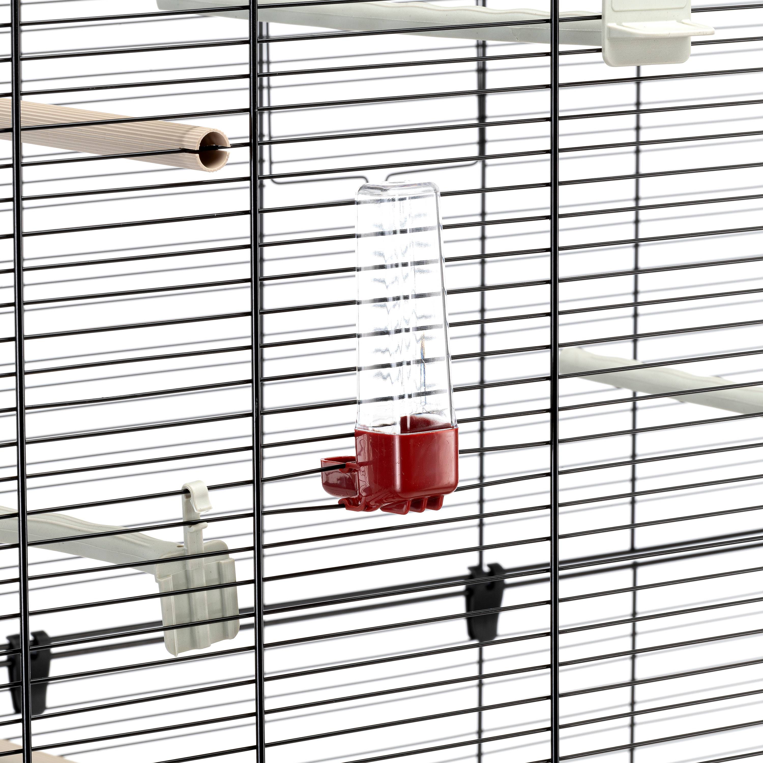 Ferplast - Ferplast Cage Oiseaux PLANETA, Volière, Perruche, Canari, Petits Oiseaux, avec Mangeoire et Accessoires, Support à Roulettes - Image 5