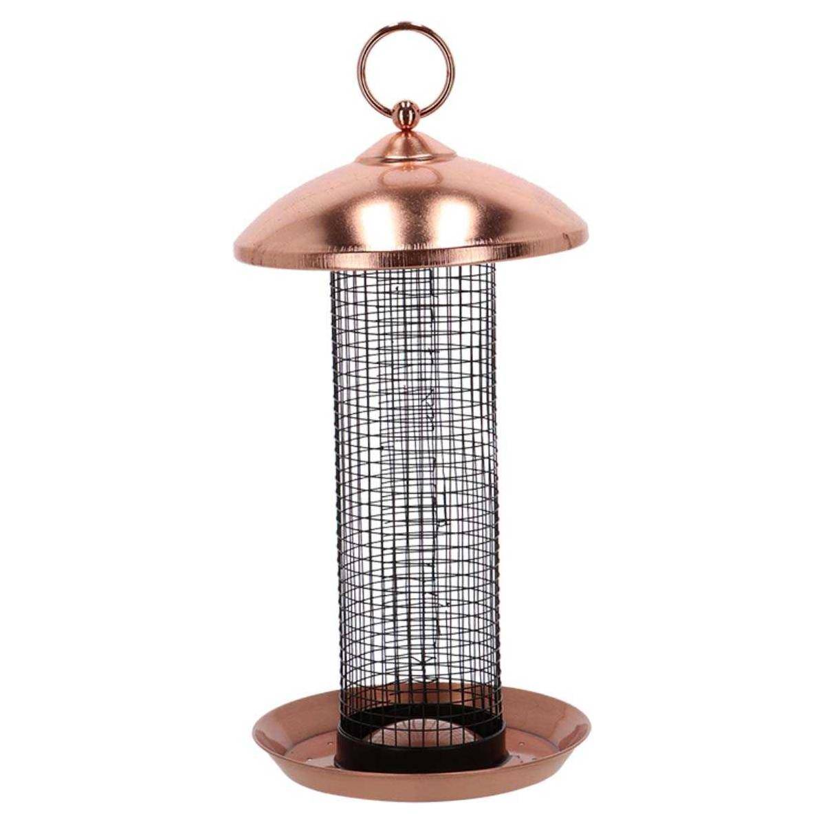 Esschert Design - Mangeoire à oiseaux Plaqué cuivre et noir - cacahuètes - Image 1