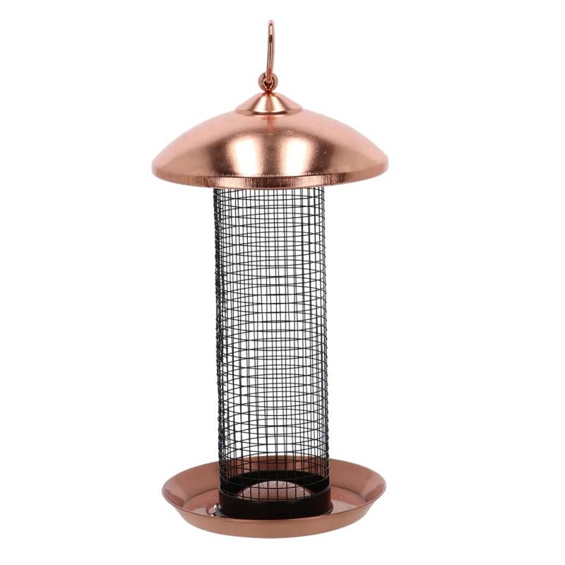 Esschert Design - Mangeoire à oiseaux Plaqué cuivre et noir - cacahuètes - Image 8