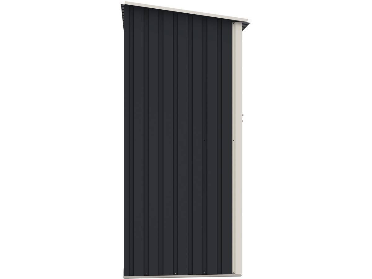 Abris De Jardin Métal "vega Ii"- 1.35 M² -gris -habitat Et Jardin - Image 5