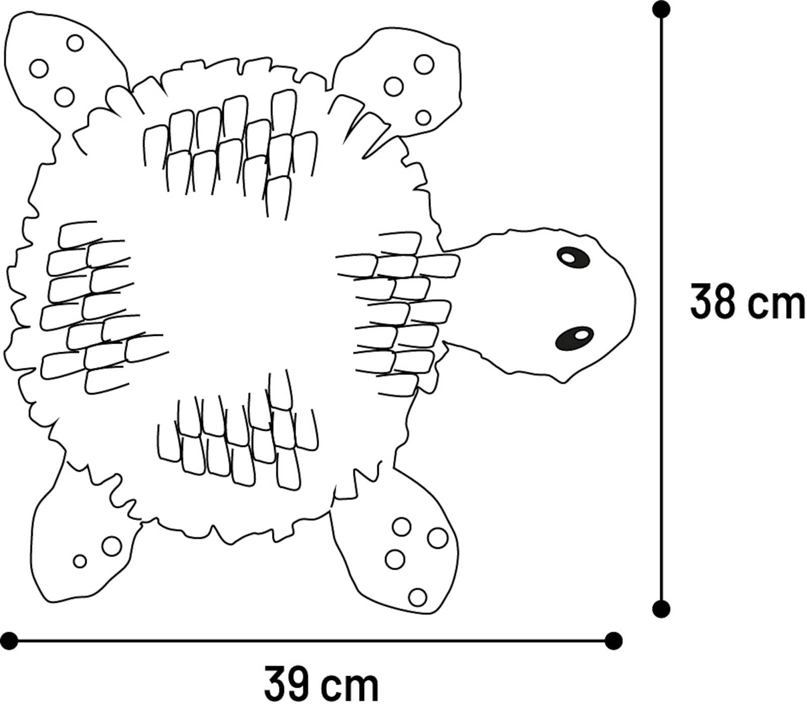 Jeu d'occupation et de fouille Morgane tortue pour chien 39 cm - Image 4
