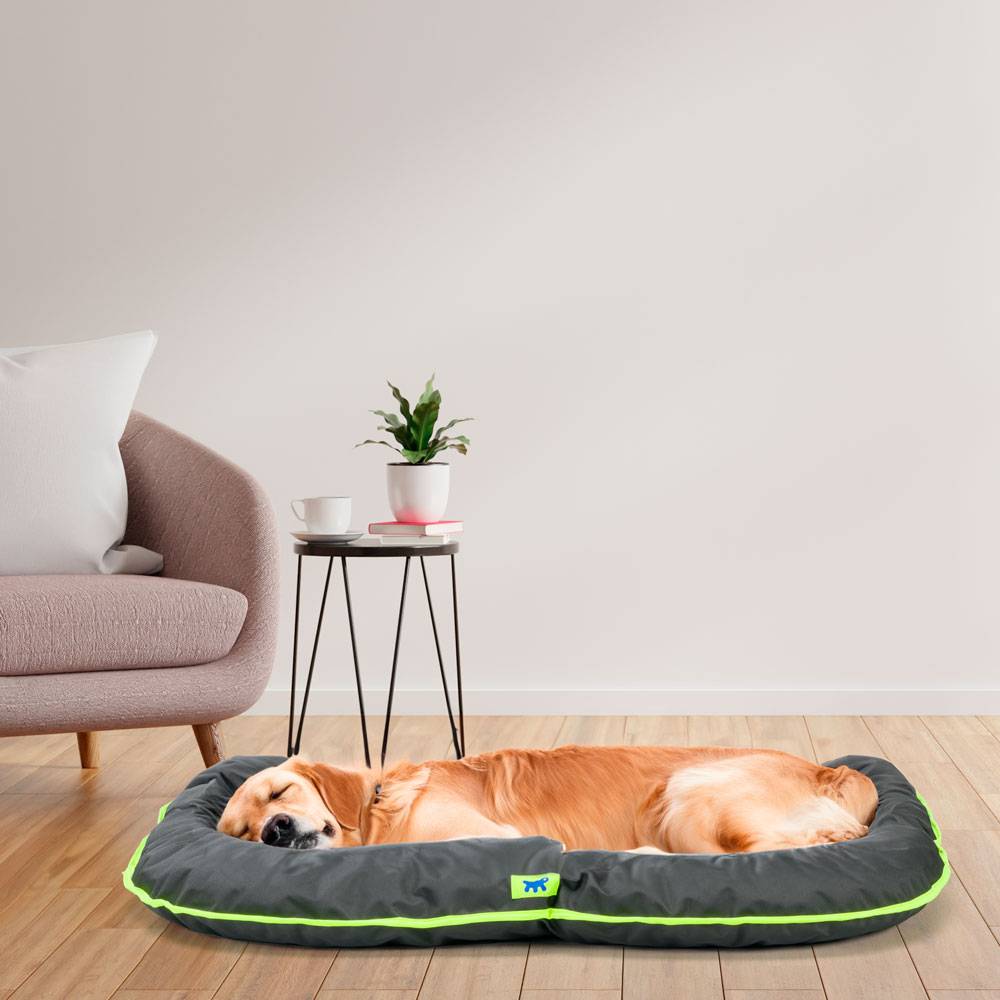Ferplast - Ferplast Panier Chien Coussin Chien Grande Taille Tissu anti-rayures Lavable à 30°C.Matelas pour chien imperméable 100 x 70 x 12 cm.Noir - Image 3