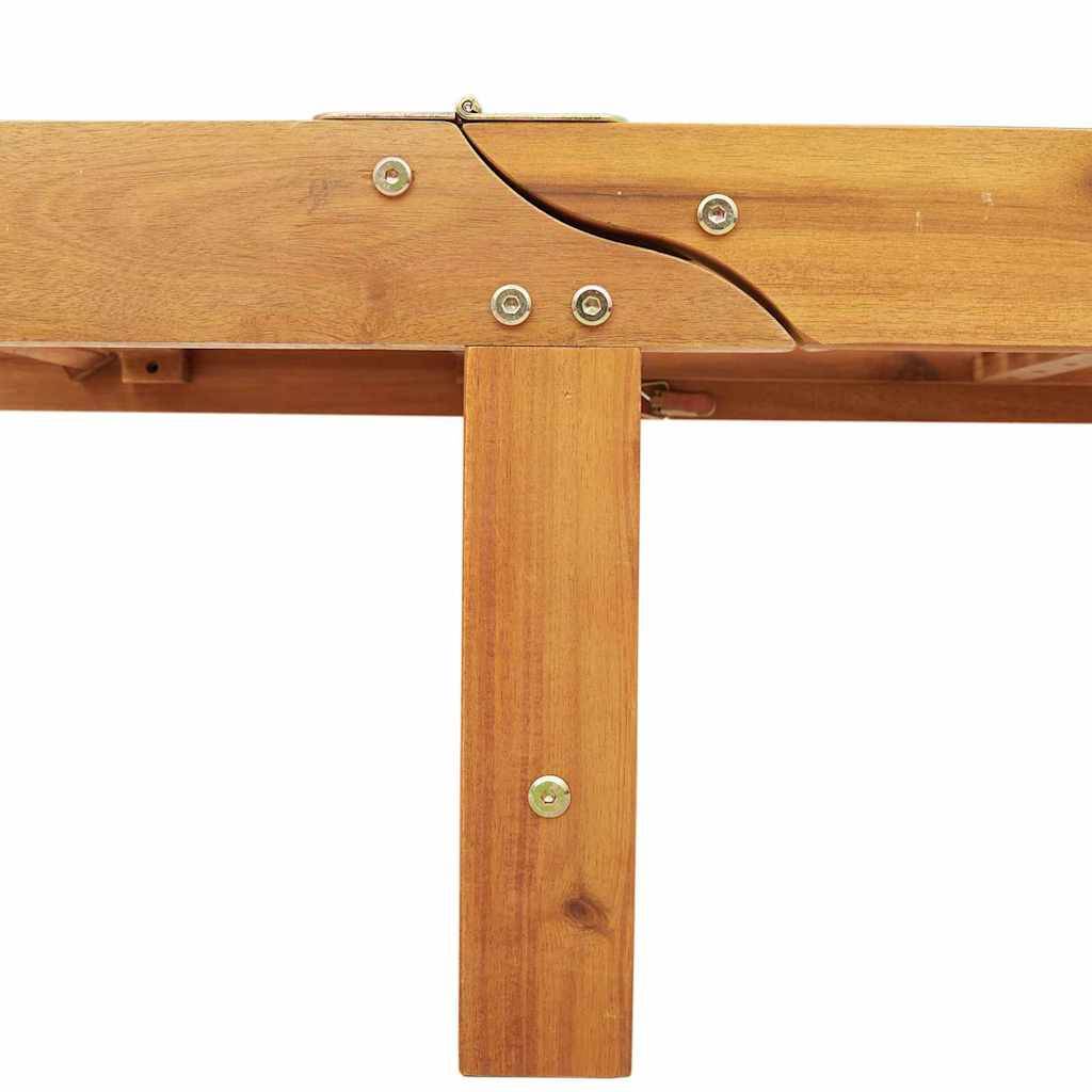 Vidaxl - Transat Bois d'Acacia Massif Beige vidaXL 4105529 - Image 10