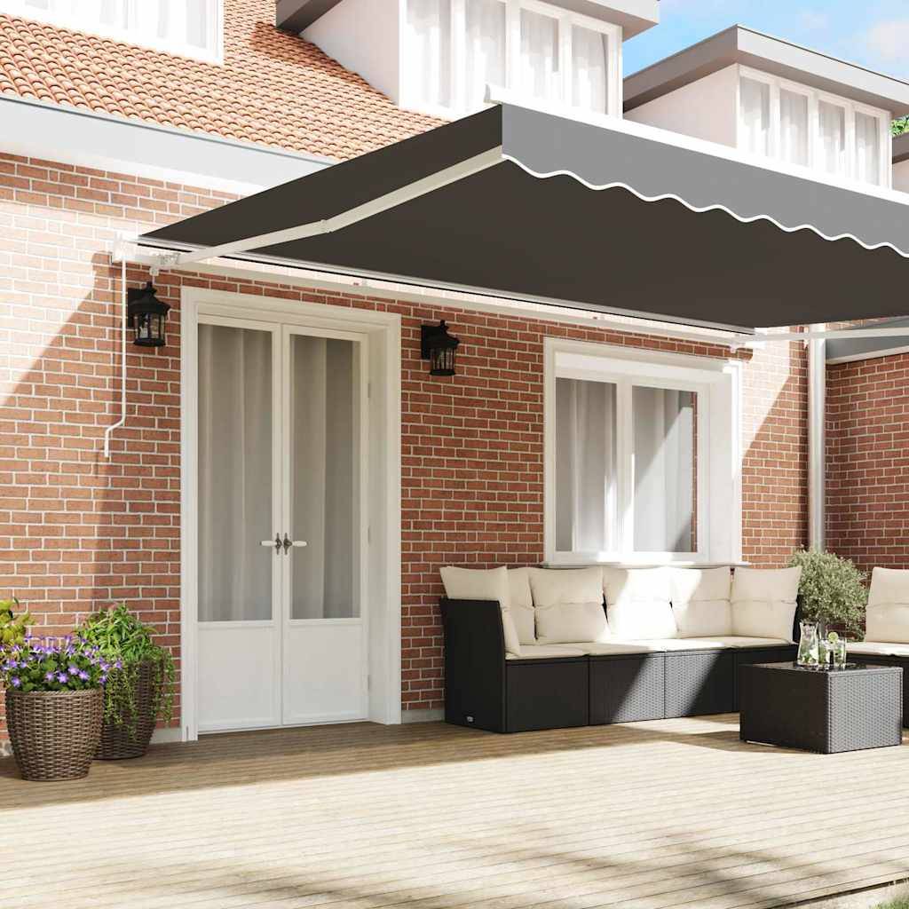 Vidaxl - Auvent Blanc 5 x 3 m Métal vidaXL 143048 - Image 4