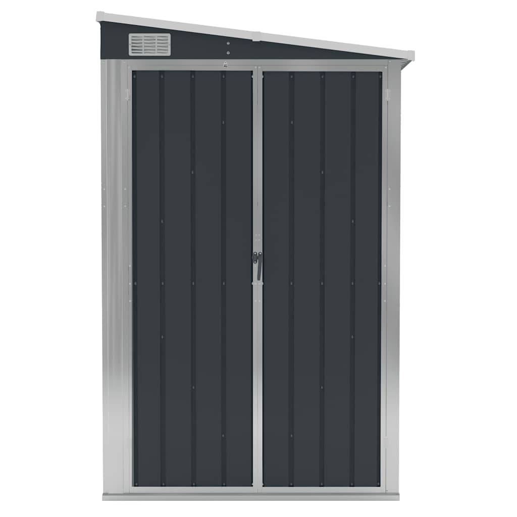 Vidaxl - Remise de jardin murale Anthracite 118x100x178 cm Acier vidaXL 316219 - Image 4