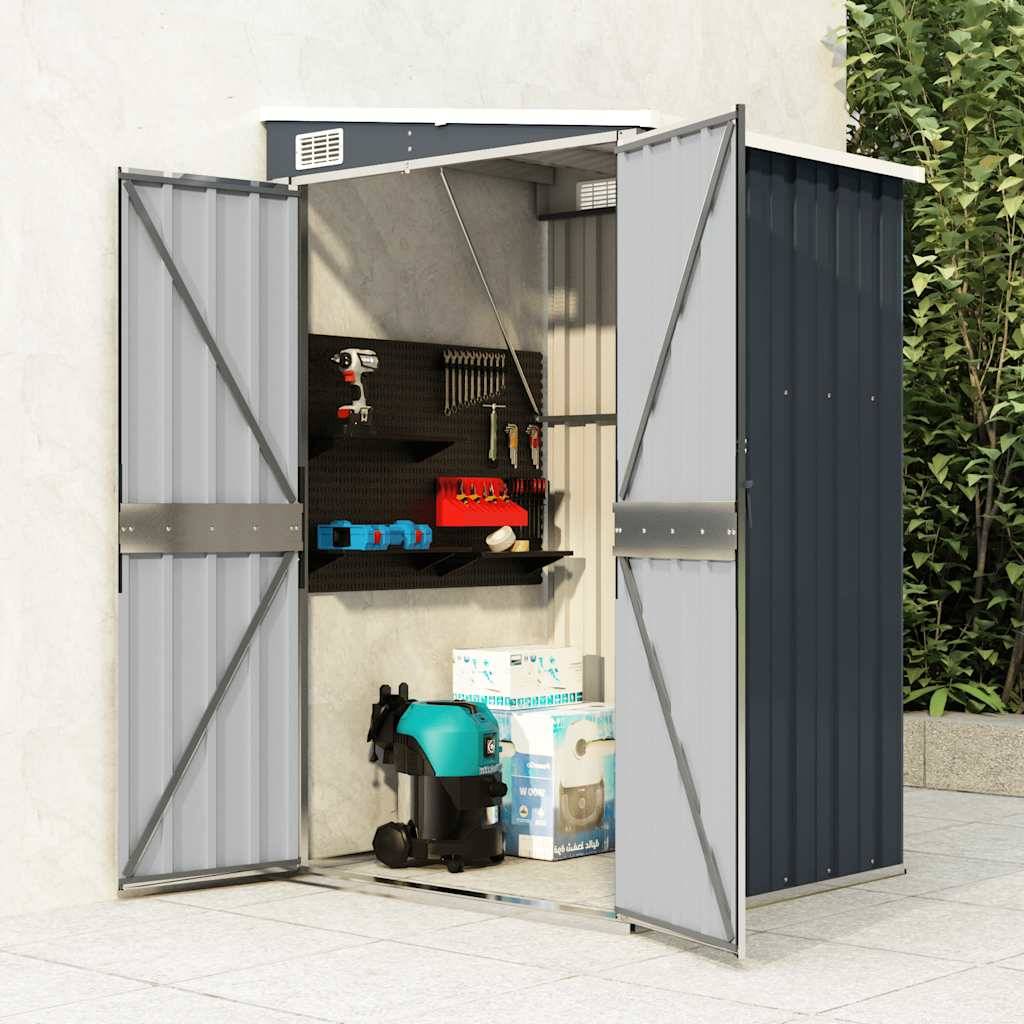 Vidaxl - Remise de jardin murale Anthracite 118x100x178 cm Acier vidaXL 316219