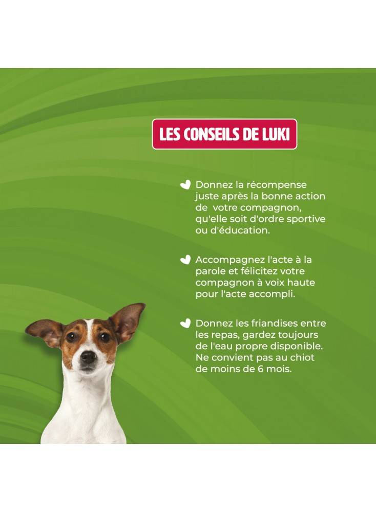 Lot de 3 - friandises de récompenses 200gr - chiens- 3unitées vendues - Mon Ami Luki - Image 4