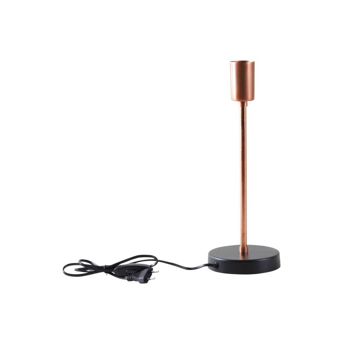 Aubry Gaspard - Pied de lampe métal cuivré - Image 1