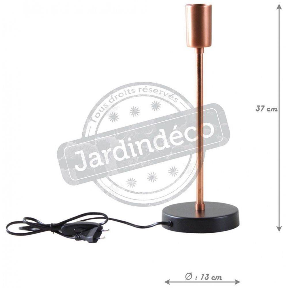 Aubry Gaspard - Pied de lampe métal cuivré - Image 4