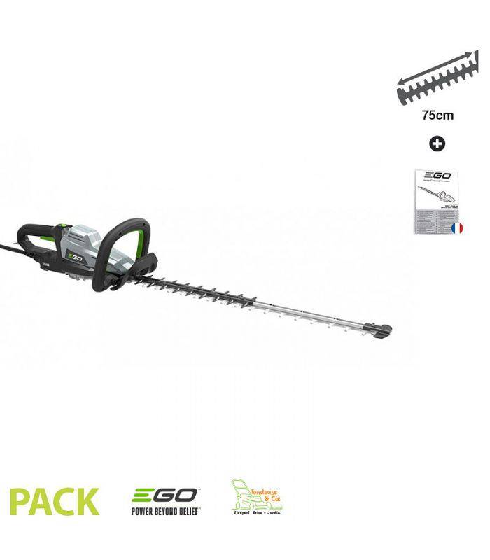 Ego Power + - Taille-haies professionnel sans fil lamier double 75 cm coupe 33 mm HTX7500 Egopower - Image 1