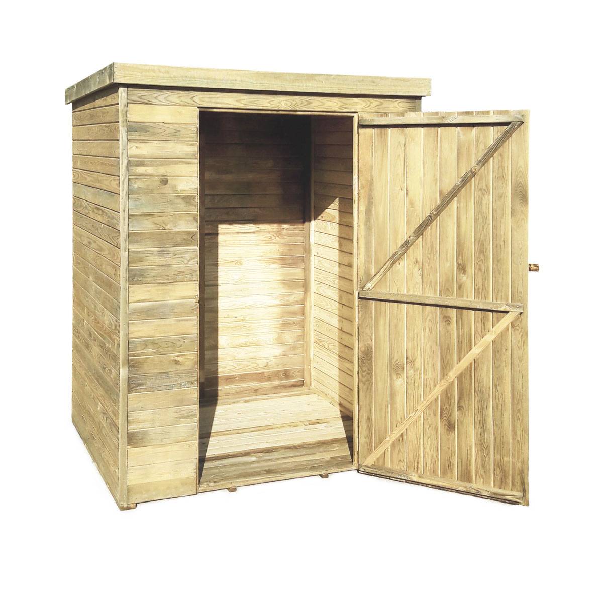 Abri de jardin en bois Mona 1.95 m² - Cémonjardin - Image 2