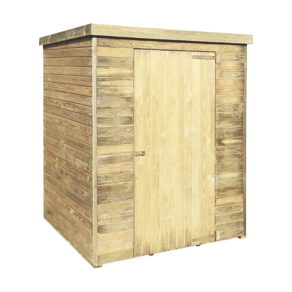 Abri de jardin en bois Mona 1.95 m² - Cémonjardin - Image 1
