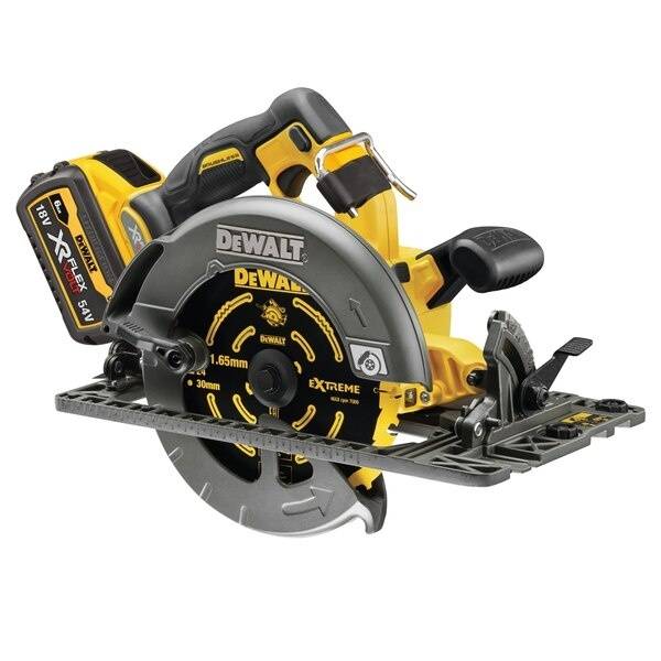 Dewalt - Scie circulaire 54V XR FLEXVOLT Ø190 - DEWALT - avec 2 batteries 54V 2.0Ah - chargeur - TSTAK - DCS579T2-QW - Image 2