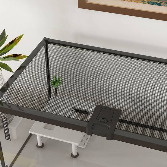 Terrarium pour reptiles verre transparents 50 x 30 x 25 cm - PANGIVO - Image 10