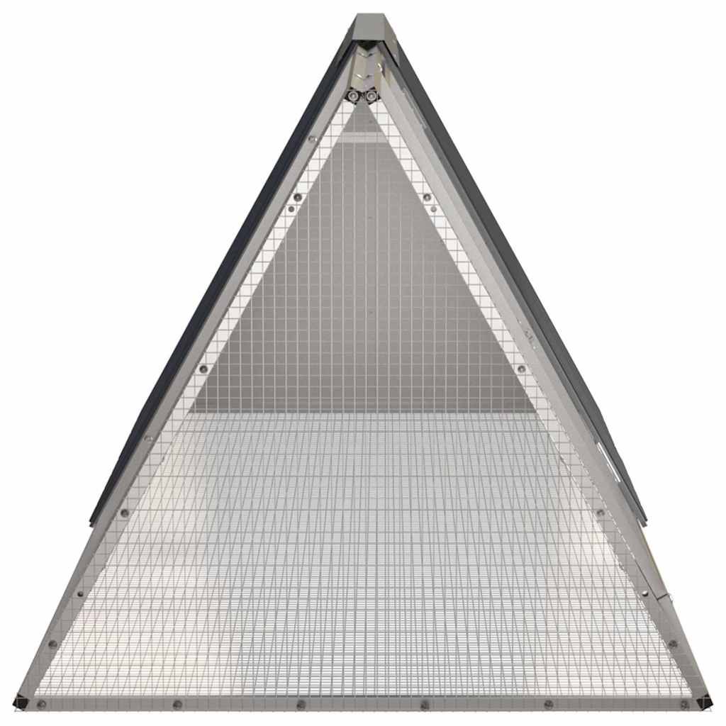 Vidaxl - Cage pour lapin Anthracite 201,5x80,5x71 cm Acier galvanisé vidaXL 171536 - Image 5