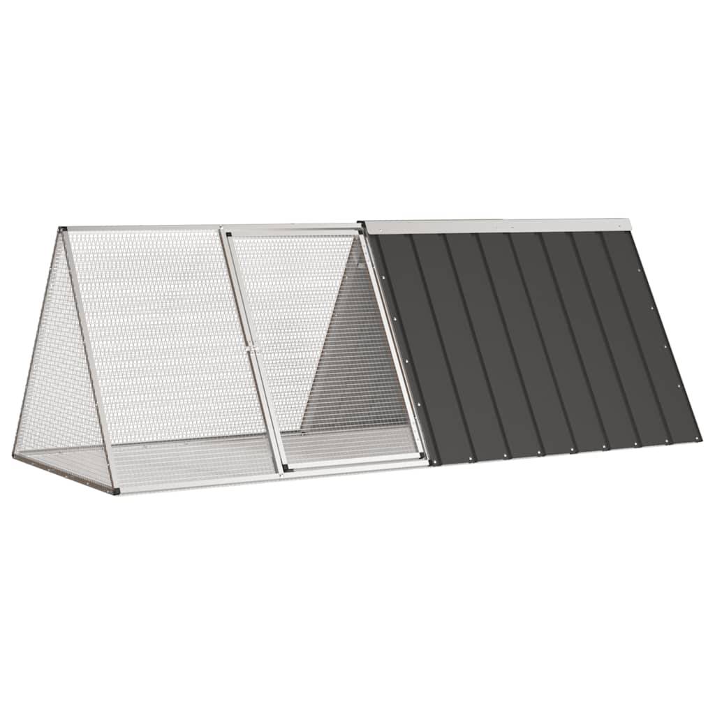 Vidaxl - Cage pour lapin Anthracite 201,5x80,5x71 cm Acier galvanisé vidaXL 171536 - Image 1